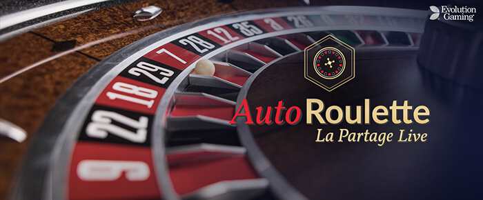 Evolution Auto Roulette La Partage Live