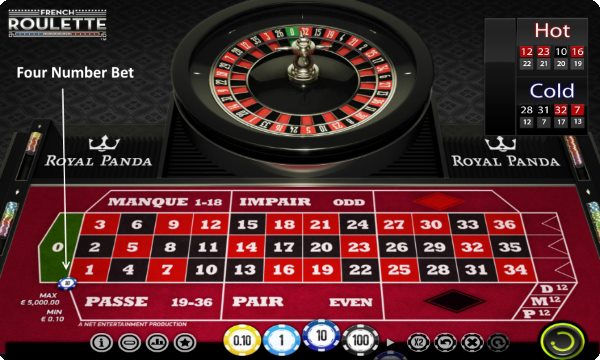 4 number bet roulette