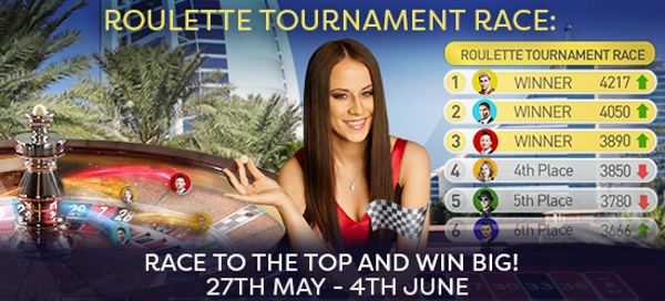 Roulette tournament race