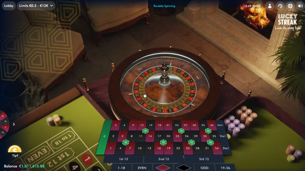 lucky streak auto roulette